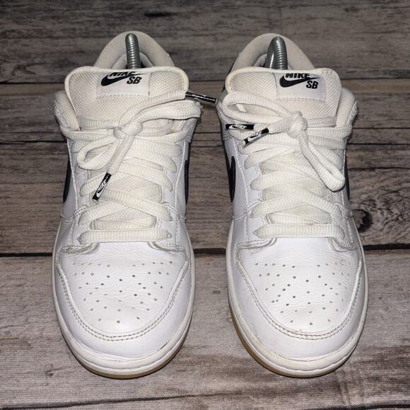 Nike SB Dunk Low CD2563-101 White Gum Sneakers Mens Size 7.5 - Picture 2 of 9